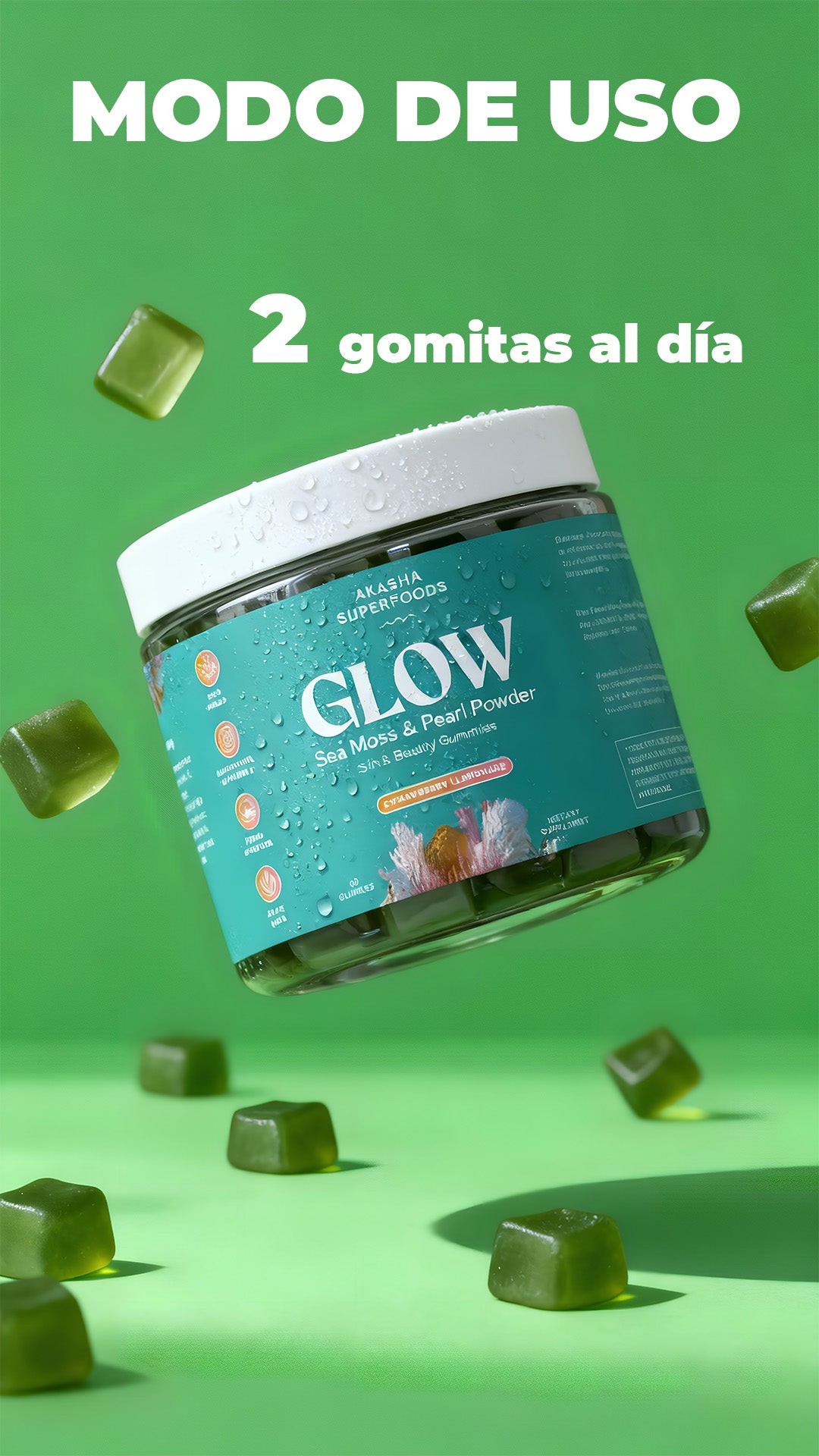 GLOW Musgo marino y polvo de perla