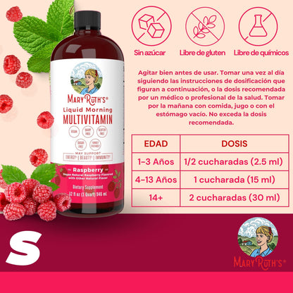 MARY RUTHS ROJO : MULTIVITAMINICO X1000ML