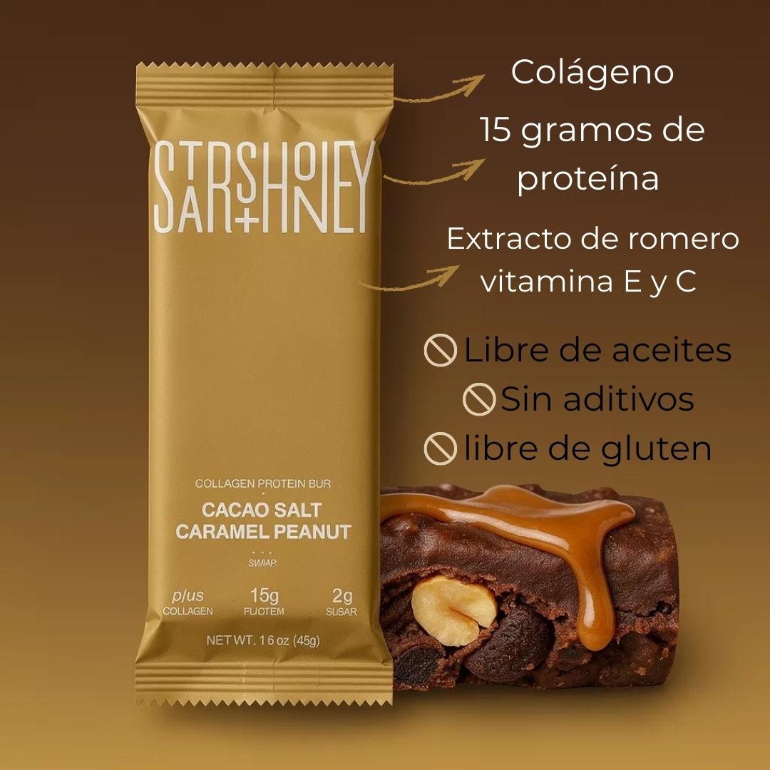 Cacao Salted Caramel Peanut – Stars & Honey Pack X10 Barras